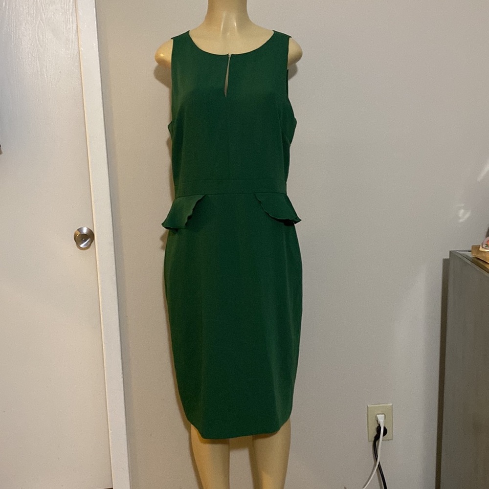 Ann Taylor Green Midi Dress - Picture 4 of 9